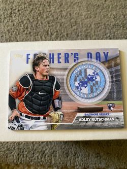 2023 Topps Orioles Adley Rutschman RC Fathers Day Patch