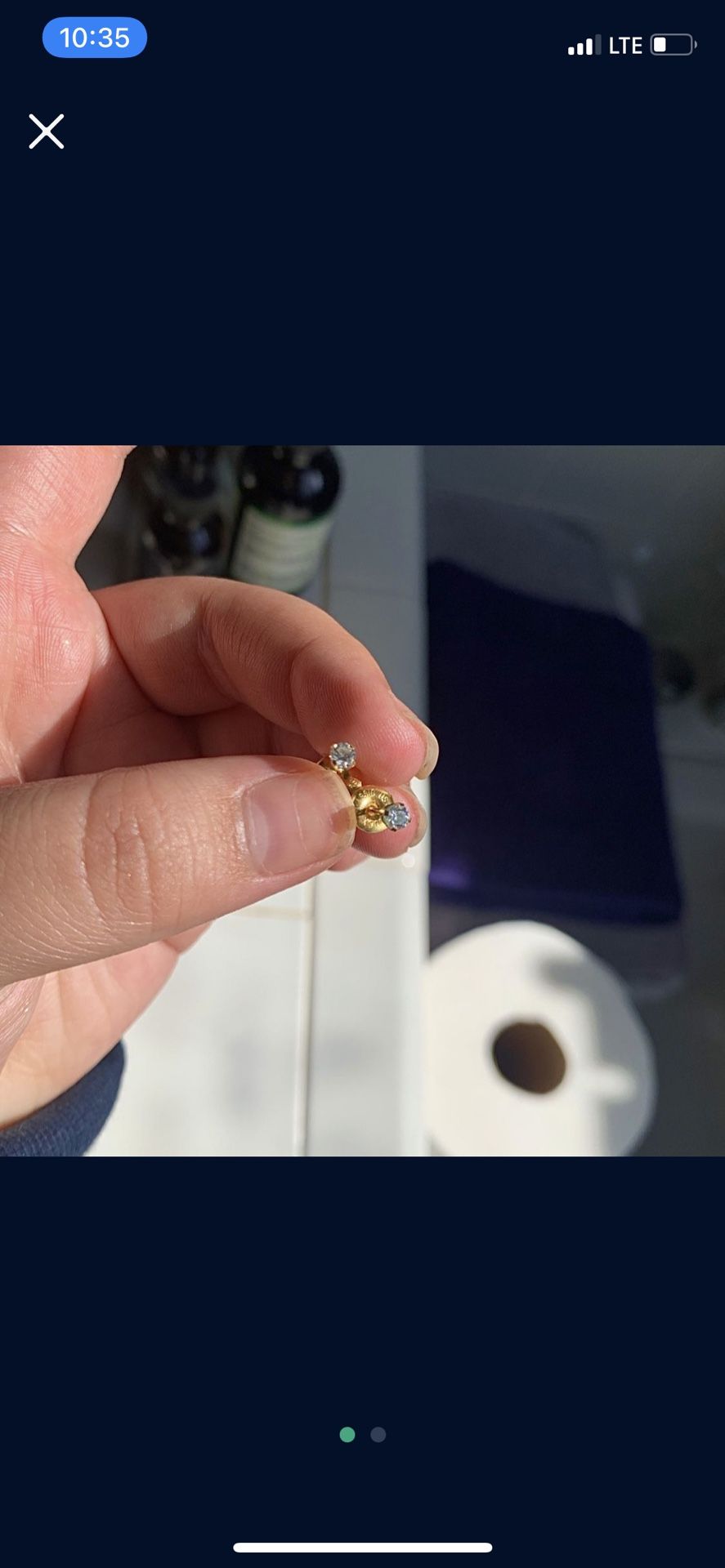 14kt Diamond Earrings