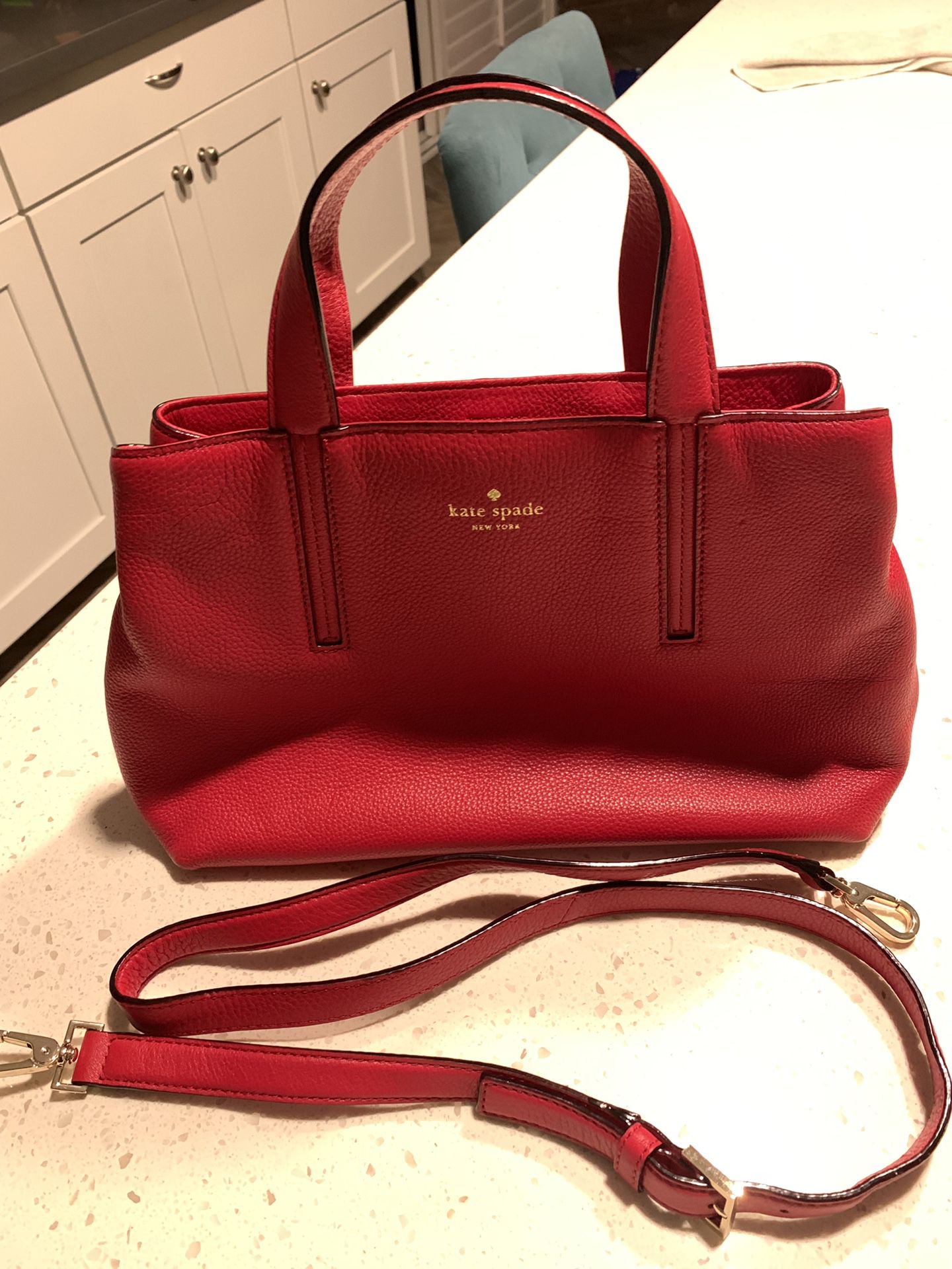 Kate Spade - Grey Street Cate Medium Satchel Handbag ~ Dynasty Red