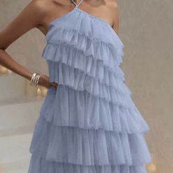 Blue Party Dress