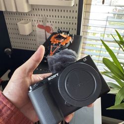 Sony ZV E-10 with Kit Lens And 16 mm Lens