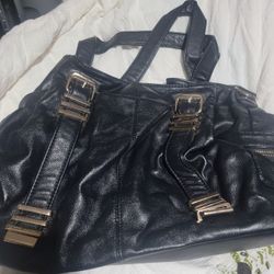 Black Charming Charlie Handbag Purse