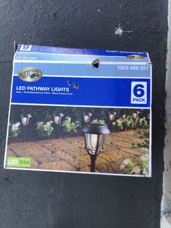 Hampton Bay Solar Oil Rubbed Bronze Outdoor Filament LED Bulb 6-Lumens Landscape Path Light with Glass Lens (6-Pack)