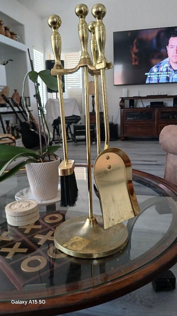 Very Cute Fire Place Tool Set For Sale