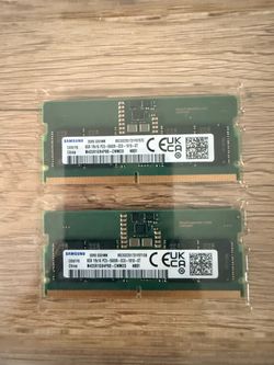 Samsung 8GB DDR5 5600MHz SO-DIMM RAM x2