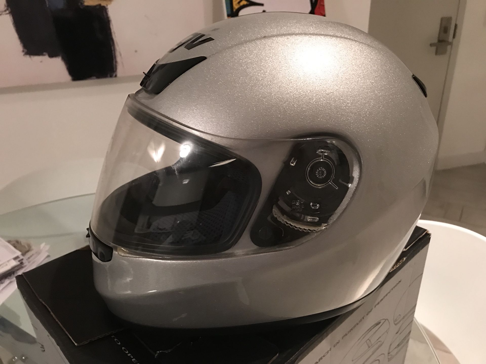 AGV helmet for motorbike in perfect condition, hardly used, original price €289