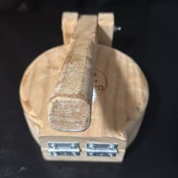 Wooden tortilla press