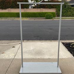 Metal Rolling Clothes Shoe Plant Rack With Shelf And Wheels