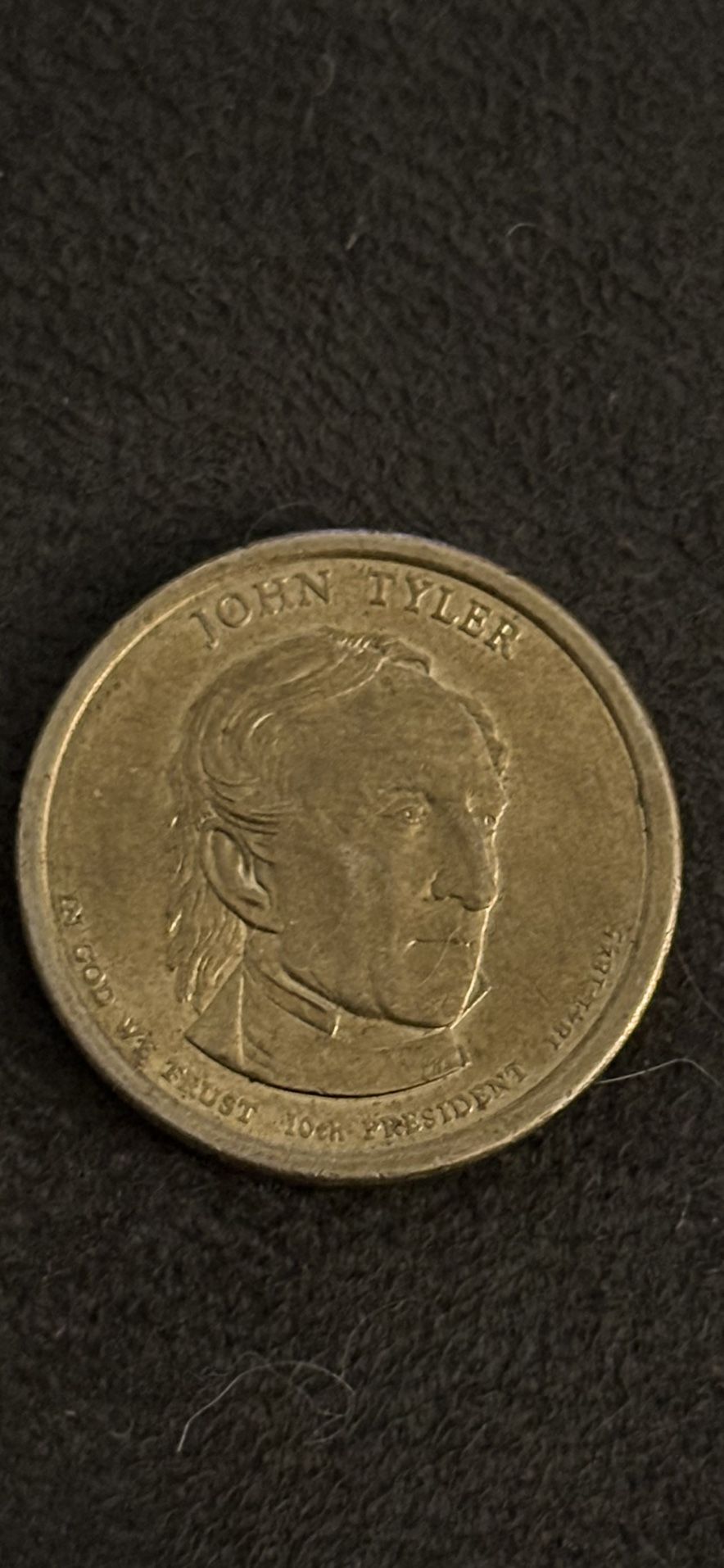 Extremely Rare 2009 D John Tyler Position A Presidential $1 Coin