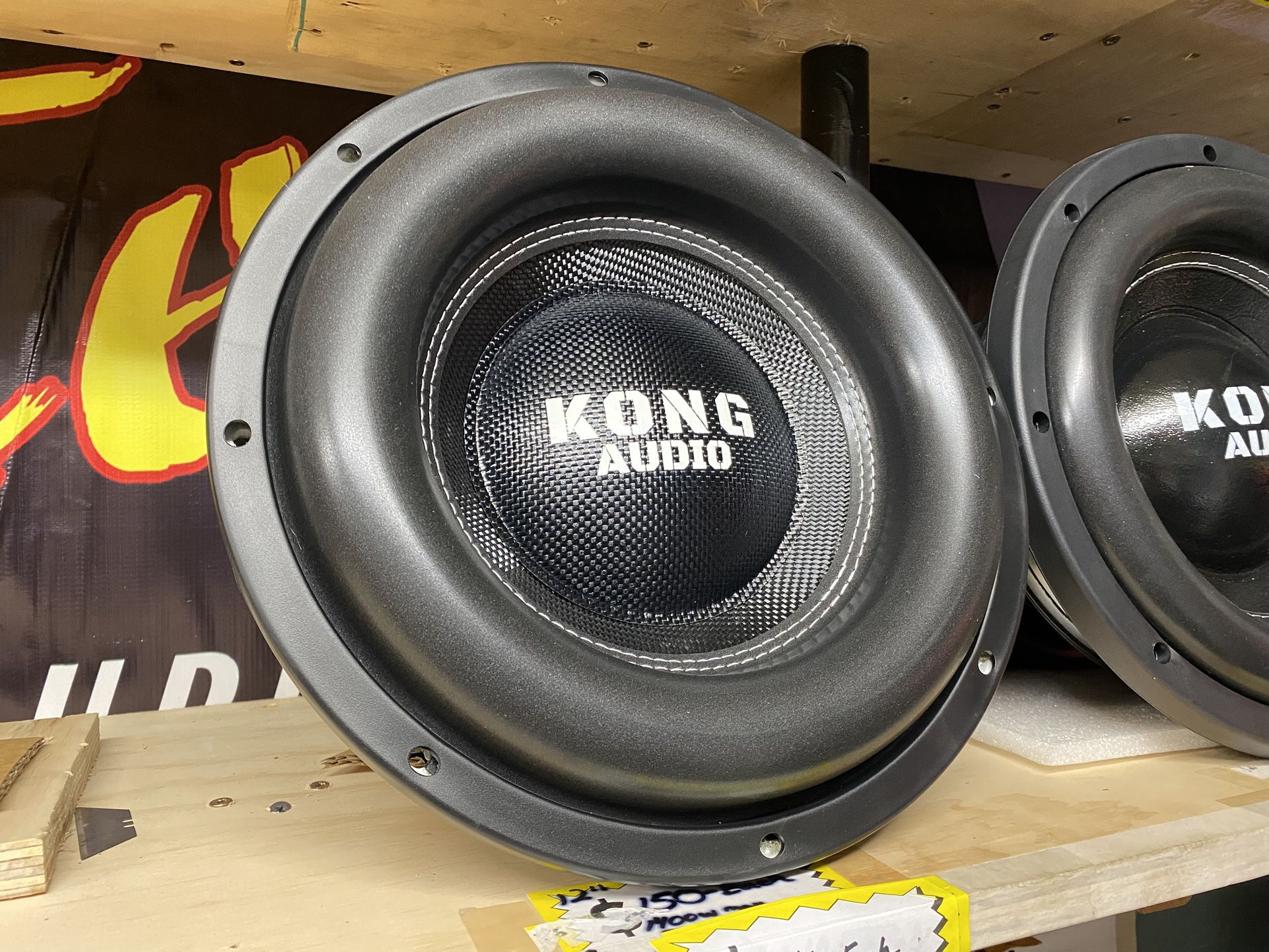 New 12” Kong Audio 3000w Max Power Car Audio Subwoofer $260 each