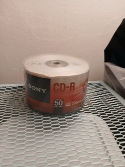 50 Sony CD-R 700 mega New.
Only 5 dollars.
Incredible deal