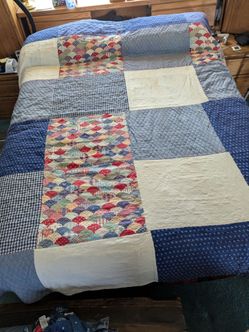Handmade reversible quilt