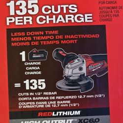 Milwaukee M18 FUEL 18V Brushless 4‑1/2"/5" Grinder w/ Paddle Switch (Tool‑Only)