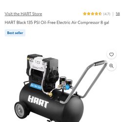 Heart 8 Gallon 135 PSI Air Compressor