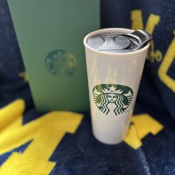 Starbucks 16 Fl Oz Porcelain Tumbler