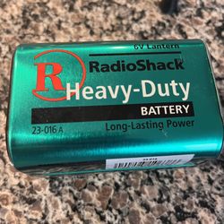 RadioShack 6V Heavy-Duty Battery