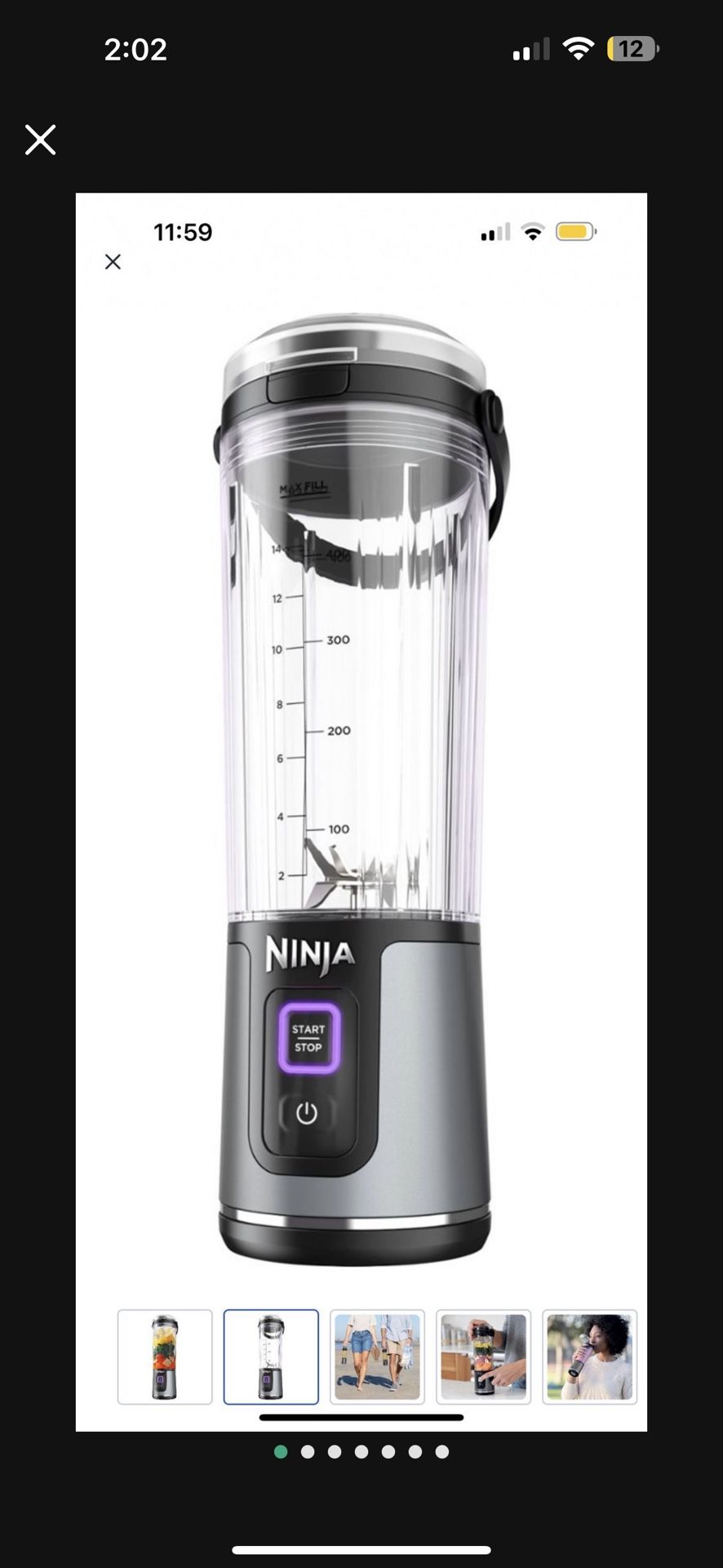 Brand New Ninja Blender Bottle 