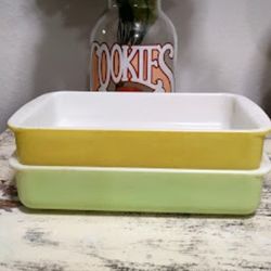Pyrex Desert Dawn Lime Green