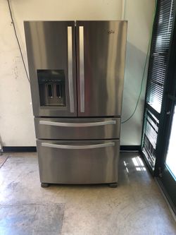 New Whirlpool 4 door refrigerator