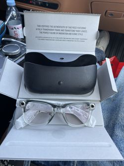 Ray-Ban Meta Gen 2 Limited Edition Matte Transparent Clear/Ruby RW4012 6770MI