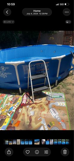 INTEX 12ft x 30in Metal Frame Pool Set