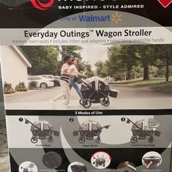 Monbebe Everyday Outings Wagon Stroller, Cobblestone Grey, Toddler, Unisex