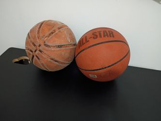 Two Basketballs – All-Star and Unbranded