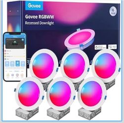 GOVEE Smart Recessed Lighting 6-Pack