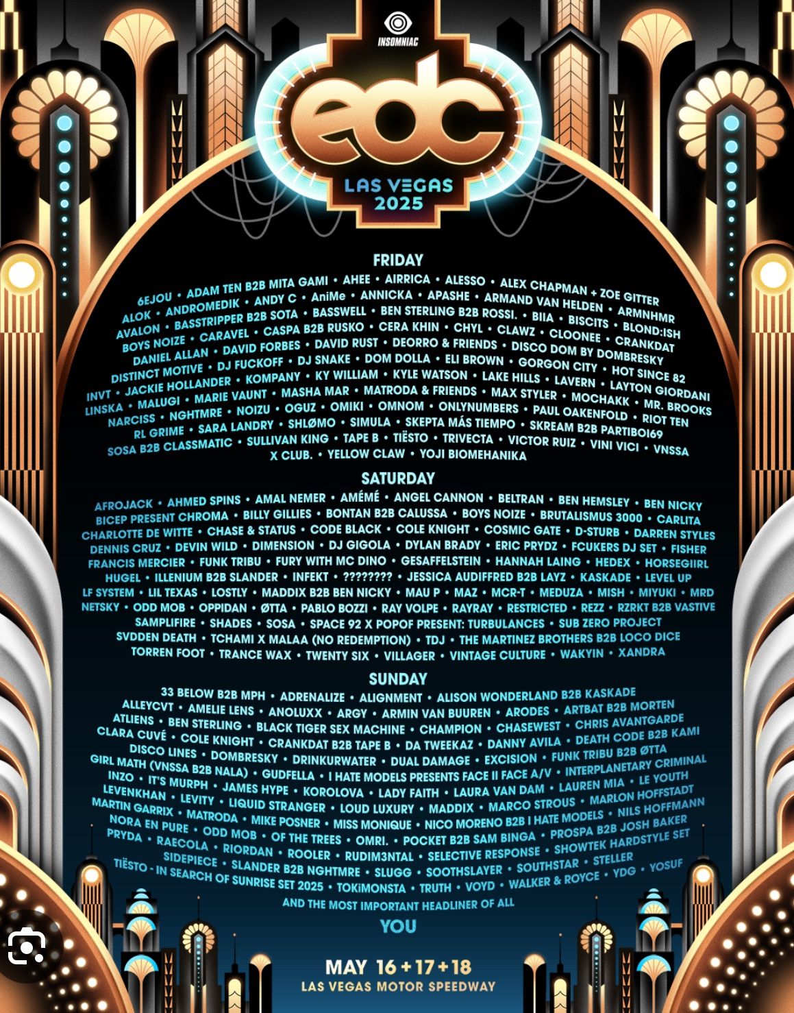 V.I.P EDC Ticket