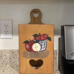 Vintage Heart Cut Out Wood Decor