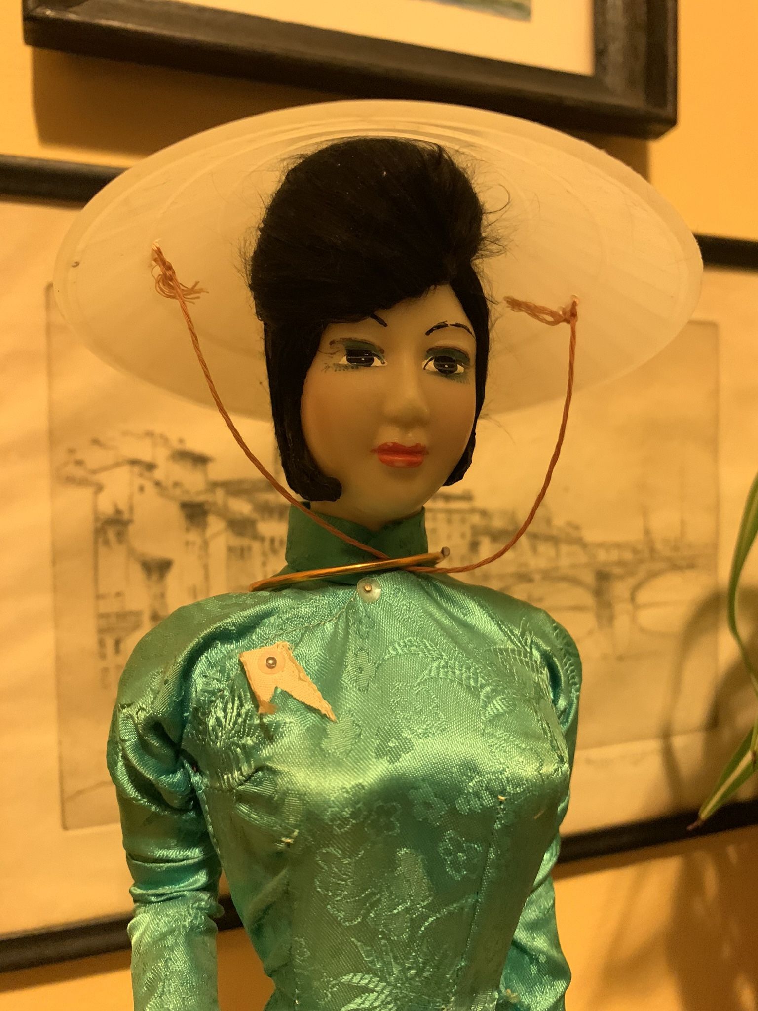 Korean doll brought back from the Korean War