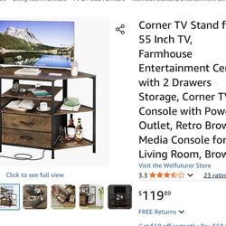 CORNER TV STAND 