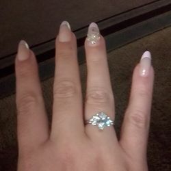 Beautiful Tear Drop Sterling Silver 