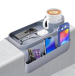 Sofá Couch Holder Tray Grey