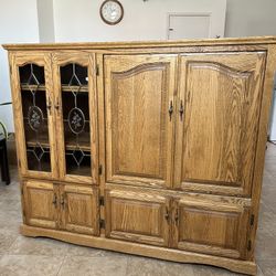 Oak Entertainment Center