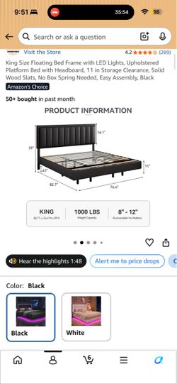 King bed