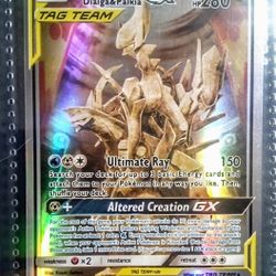Pokemon GX Card Arceus & Dialga & Palkia