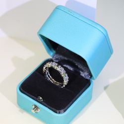 Tiffany&CO. Tiffany two-tone electric cross ring