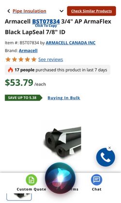 Armaflex lapSeal insulation
