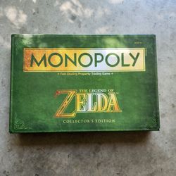 Monopoly The Legend Of Zelda Collector's Edition Board Game 2014 COMPLETE