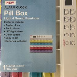 New: Pill Box with Alarm clock.