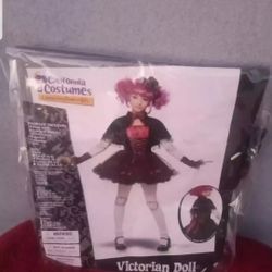 Halloween Woman Costume Victorian Doll 