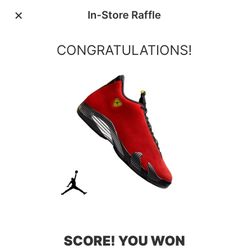 Nike Air Jordan 14 Ferrari