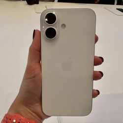 iPhone 16 plus 256gb White AT&T Cricket