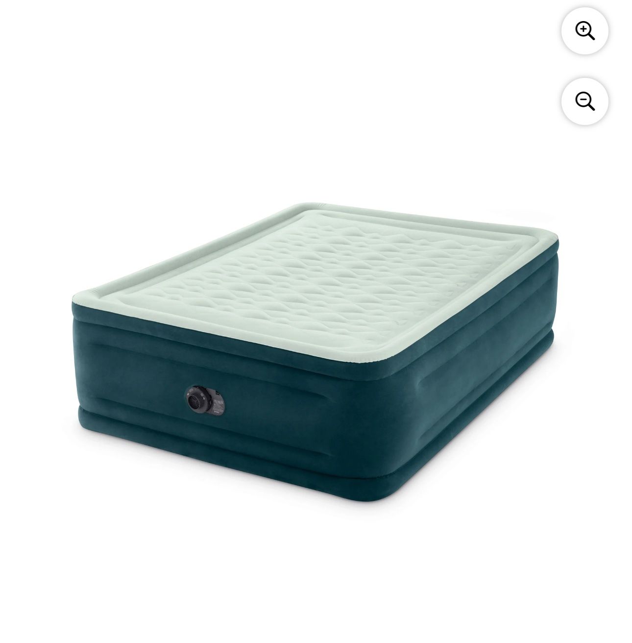 Intex 24" Queen Dream Lux Pillow Top Dura-Beam Airbed Mattress with Built-in Pump