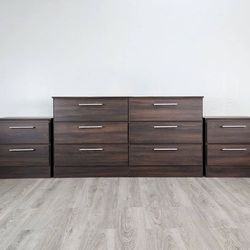 Dresser And Two Nightstands ***** Comoda Con Dos Mesitas 