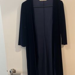 Blue Velvet Cardigan