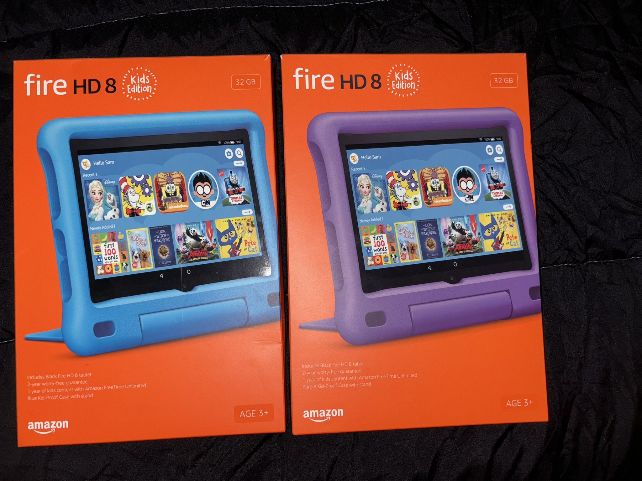 ‼️ TWO Amazon Fire 8 Kids Tablets ‼️