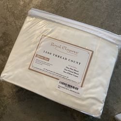 New Queen 1500 Thread Count Royal Elegance Queen Sheets