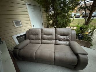 Grey Reclining Couch